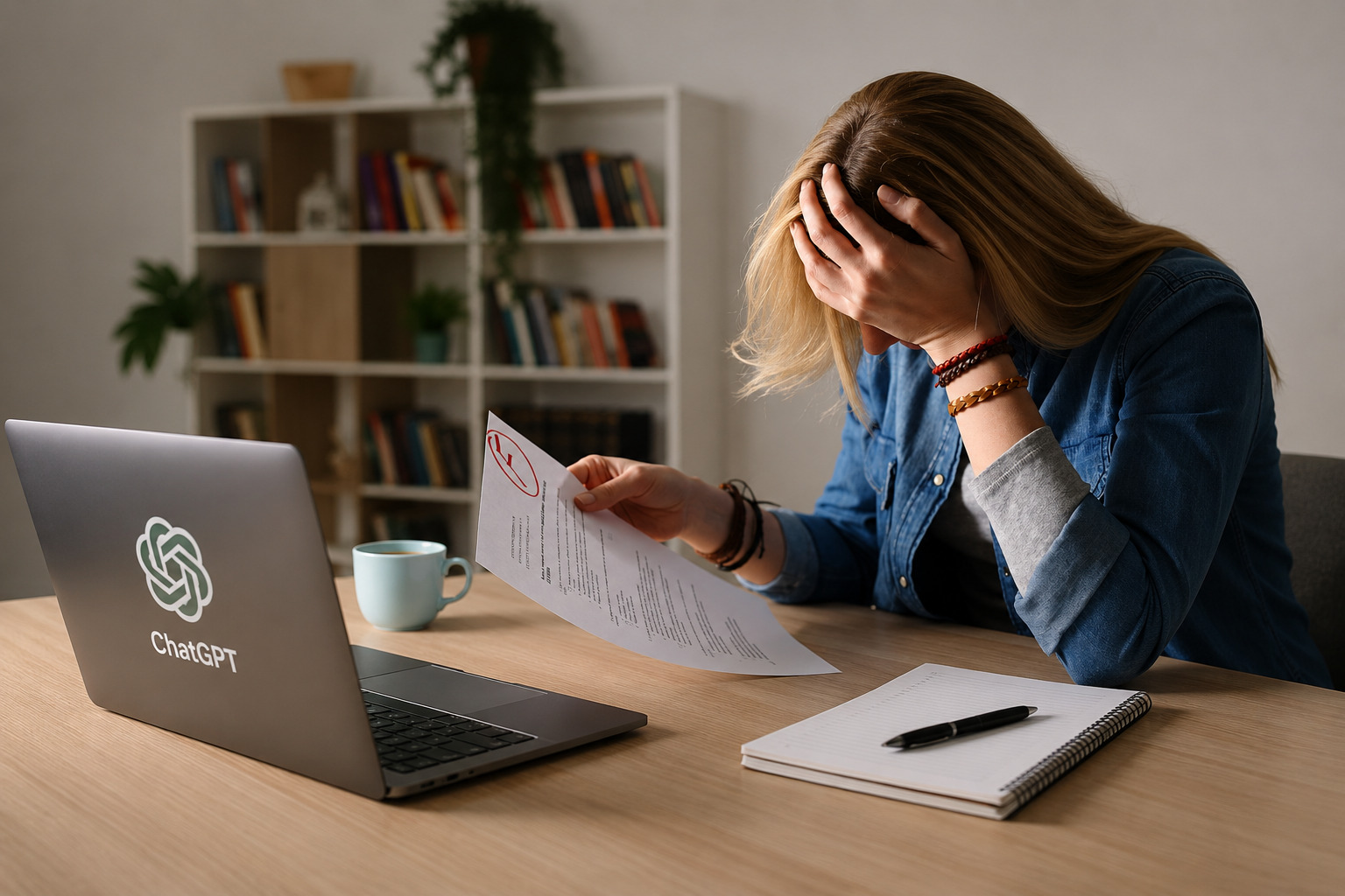 La rapidez en la realización y el descenso de las notas: el lado triste de los estudiantes de IA